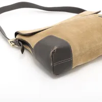 Loewe suede x leather Shoulder bag Beige x brown | eBay