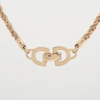 (*)様 不用品まとめて　セリーヌ　ネックレス　腕時計 セリーヌ ネックレス レディース YG ダイヤ 4.8g Aランク 美品