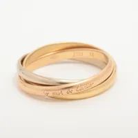 カルティエ トリニティ リング レア品 #48 Au750PG【22032】 カルティエ トリニティ リング レア品 #48 Au750PG【22032