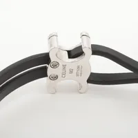 CELINE セリーヌ 本物 トリオンフ レザー ブレスレット 未使用 直営店買付【CELINE】マイヨン トリオンフ レザーブレスレット
