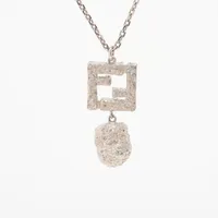 フェンディ FF ネックレス GP シルバー A3830686｜中古ブランド
