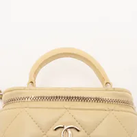 シャネル マトラッセ ラムスキン チェーンショルダーバッグ バニティ  