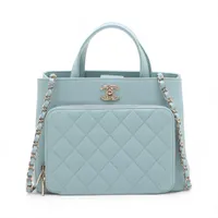 ライトブルー◆ゴールドプレート付 25S【CHANEL】バニティケース 楽天市場】CHANEL バニティケース バニティバッグ チェーン