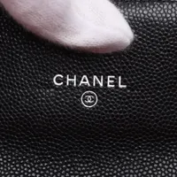 【激レア★入手困難】★BOY CHANEL★カードケース★シルバー金具 シャネル ボーイシャネル キャビアスキン カードケース ブラック