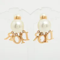 DIOR TRIBALES ピアス 片耳用 ゴールド パール ディオール Dior Tribales ディオール トライバル GP×ライン