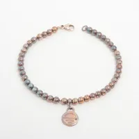 ティファニー ブレスレット リターントゥ ラウンド 925 チェーン Return to Tiffany ラウンドタグチェーンブレスレット（20cm
