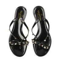 VALENTINO ロックスタッズサンダル　ブラック　37 中古・古着通販】VALENTINO (ヴァレンティノ) ロックスタッズ