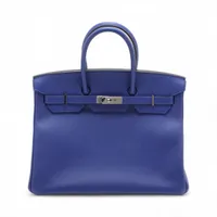 エルメス ボリード 27 ショルダー ヴォーエプソン ブルーサフィール □R 青 HERMES - エルメス ボリード 27 ショルダー ヴォーエプソン