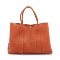HERMES エルメス トートバッグ ベージュx茶 TPM 4500325F0157 エルメス トートバッグ｜中古ブランド品・ブランド古着通販