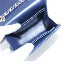 【個性輝くシルバーカラー★CHANEL 】チェーン付きポーチ Clutch with chain - メタリック カーフスキン、シルバー