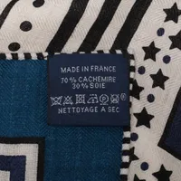 ４月7日までの限定出品　エルメス　カレジェアン アマゾンの祭典 HERMES エルメス カレジェアン 140 アマゾンの祭典 バンダナ 白
