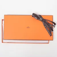❤未使用品❤カシミヤマフラー ノワールｘブルー エルメス 箱付 ペーパータグ付 HERMES エルメス ショール ストール ダブルフェイス ロゴ刺繍