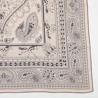 エルメス カレジェアン スカーフ カシミヤ×シルク カレジェアン CHEVAL