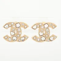 フェンディ エフイズフェンディ ピアス(両耳用) GP×ライン