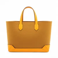 HERMES マキシボックス カバ30 グリーン フェルト トートバッグ