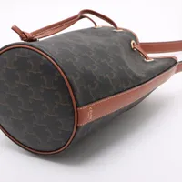 *上品レザーで差をつける*【CELINE】ドローストリングバッグ セリーヌ スモール カバ ドローストリング キュイル トリオンフ