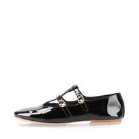 新品 グッチ フラットシューズ レディース GUCCI グッチ サンダル 36 ブラック チェーンデザイン
