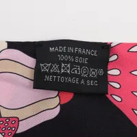 エルメス ツイリー パティスリーフランセーズ スカーフ シルク ブラック エルメス ツイリー La Patisserie Francaise パティスリー