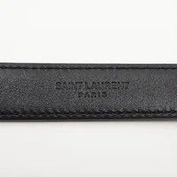 サンローラン YSLロゴ ベルト 70 レザー ブラック A3833725