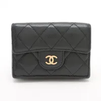 ❤️1点限り❤️CHANELカメリア＆マグネット＆巾着＆シール シャネル カメリア ラムスキン コンパクトウォレット レッド
