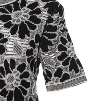 シャネル ココボタン 20年 ウール ワンピース 34 レディース ブラック