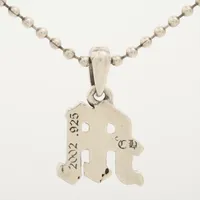 クロムハーツ アルファベット ペンダントトップ 925 12.7g イニシャル