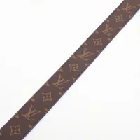 ヴィトン ショルダーストラップ PVC×レザー ブラウン A3834038