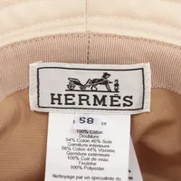 エルメス　ハット　ボブ　エレナ　アイボリー　58 hermes エルメス ハット ボブ エレナ アイボリー 58 hermes