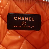 CHANEL デニム クラッチバッグ　ドゥービル シャネル ドーヴィル デニム クラッチバッグ ネイビー シルバー