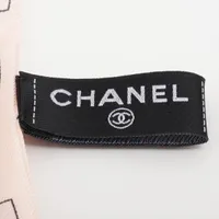 シャネル ココマーク マトラッセ 18P スカーフ シルク シャネル ココマーク スカーフ シルク ピンク×ブラック A3834701