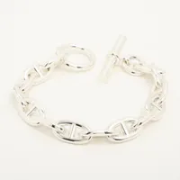 ゴリ　HERMÈS GM 14 シルバーブレスレット 新品未使用 Size【14】 HERMES エルメス Chaine d'Ancre GM SILVER