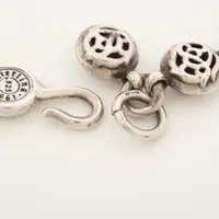 クロムハーツ ブレスレット 925 69.5g #2 フローラルボール 社外