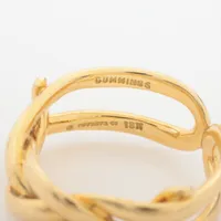 ティファニー　アンジェラカミングス　ツイスト　ヴィンテージ　リング　18K ティファニー アンジェラカミングス ツイスト ヴィンテージ