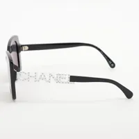 CHANEL ブラック サングラス ストーン装飾 型番：5422BA 楽天市場】シャネル ココ ロゴストーン サングラス ブラック