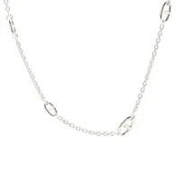 【極美品】シェーヌダンクル　ネックレス　シルバー　チョーカー　925 アクセ エルメス HERMES シェーヌダンクル シェーヌダンクル ネックレス