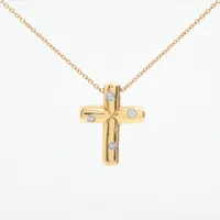 美品　ブシュロン セルパンボエム エクストラスモール ダイヤ ネックレス　YG ブシュロン セルパンボエム エクストラスモール ピンククォーツ