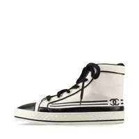 シャネル　CHANEL　ココマーク　キャンバスミュール　サイズ34 CHANEL - 良品△CHANEL シャネル G37488 ココマーク ヒール