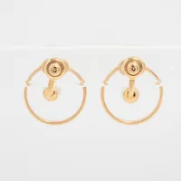 Dior ゴールド ピアス(両耳用) パール ディオール Dior Tribales ディオール トライバル ピアス(両耳用