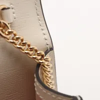 グッチ チェーンショルダーバッグ ブラック×ホワイト 443501 GUCCI 中古 グッチ ショルダー レディース ブランド