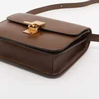 セリーヌ クラシック スモール レザー ショルダーバッグ セリーヌ クラシックボックス スモール レザー ショルダーバッグ