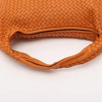 ボッテガヴェネタ　ワンショルダーバッグ　イントレチャートレザー　オレンジ BOTTEGA VENETA ボッテガ・ヴェネタ イントレチャート スモール