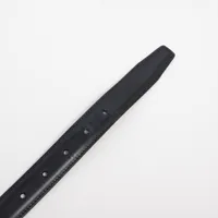 セリーヌ トリオンフ ベルト 75 レザー ブラック XM016949｜中古