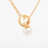 グッチ ブロンディ ネックレス フェイクパール ゴールド