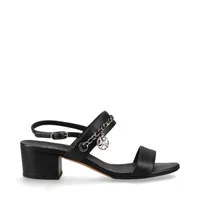 ⭐︎美品♡CHANEL ブラックレザーサンダル 37C シャネル ココマーク 21P レザー サンダル 37C レディース