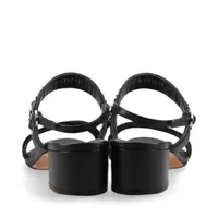 極美品✨CHANEL ベルクロ　サンダル　ココマーク　ラム ブラック　37C シャネル ココマーク レザー サンダル 37C レディース ブラック