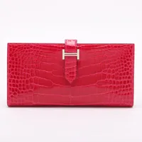 エルメス⭐︎アリゲーター⭐︎長財布⭐︎ピンク HERMES エルメス 財布 コンスタンスロング バブルガムピンク