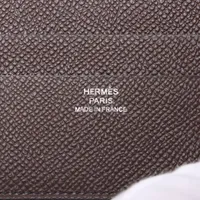 エルメス ポーカーGM ヴォーエプソン マネークリップ パープルx