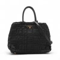 【近年モデル・美品✨】プラダ メッセンジャーバッグ テスートナイロン レザー 黒 プラダ(Prada) テスート メンズ,レディース ナイロン,レザー
