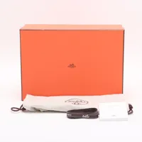 エルメス エールバッグジップ20 トワルアッシュxヴァッシュハンター