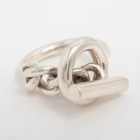 エルメス クロワゼット リング 57 925 15.1g シルバー
